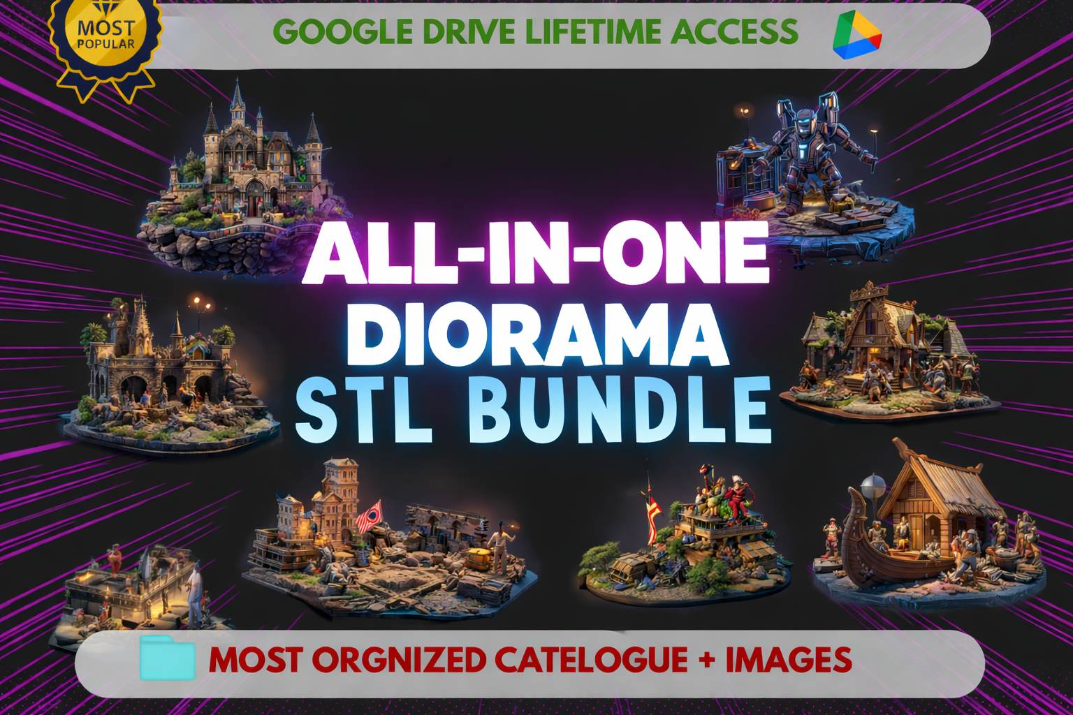 All-in-One Diorama STL Bundle