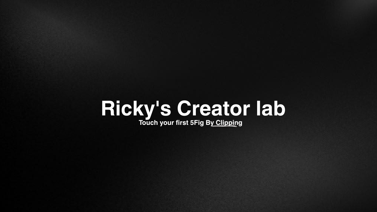 Ricky's Creator Lab (1-1 Mentorship)