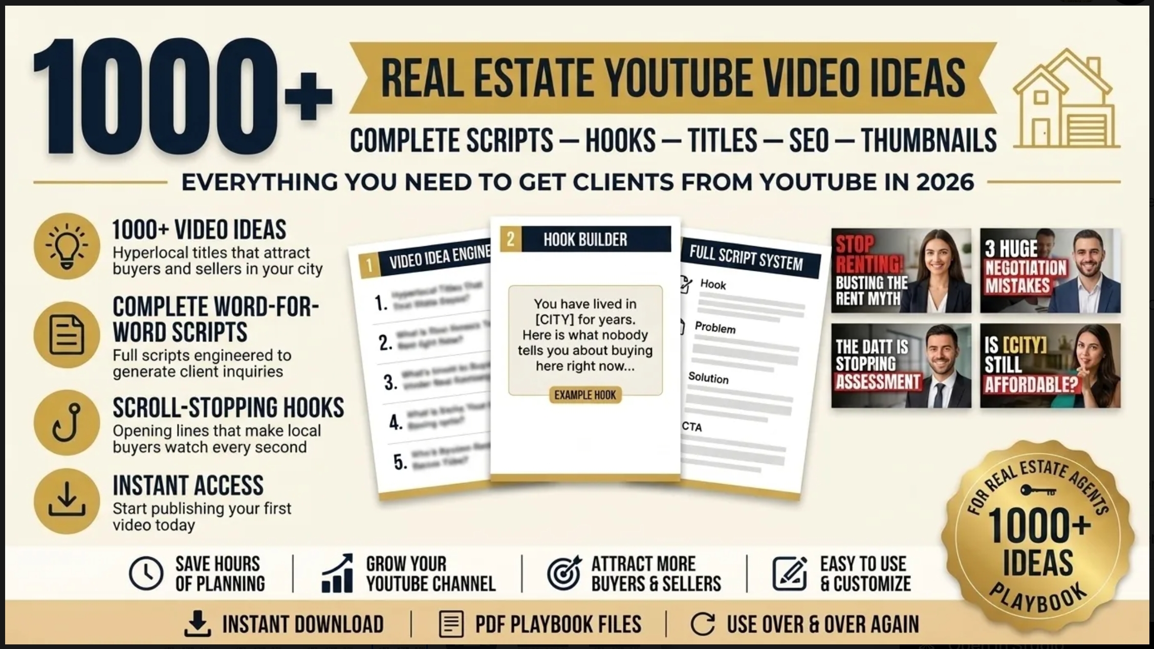 The Real Estate YouTube Playbook