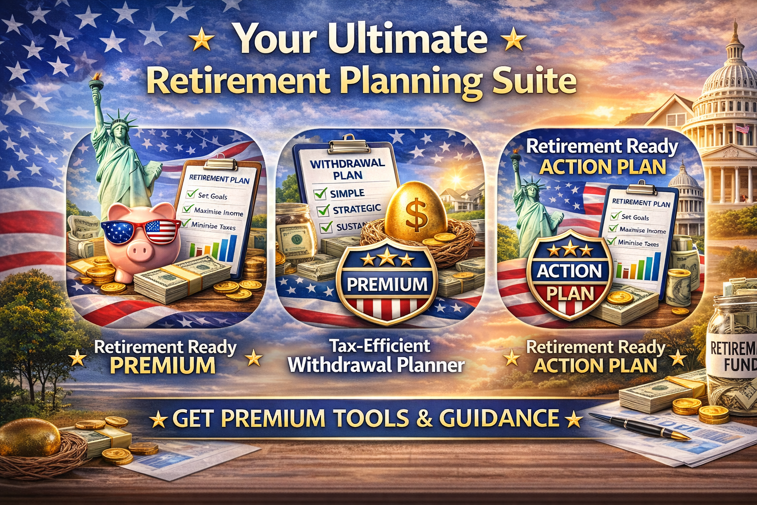 Retirement Ready USA Premium Bundle