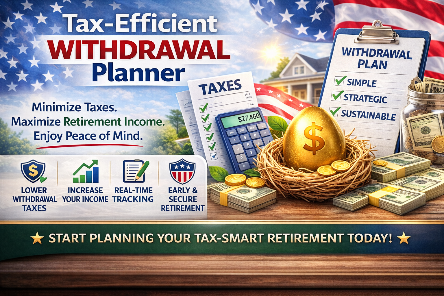 Tax Efficient Withdrawal Planner