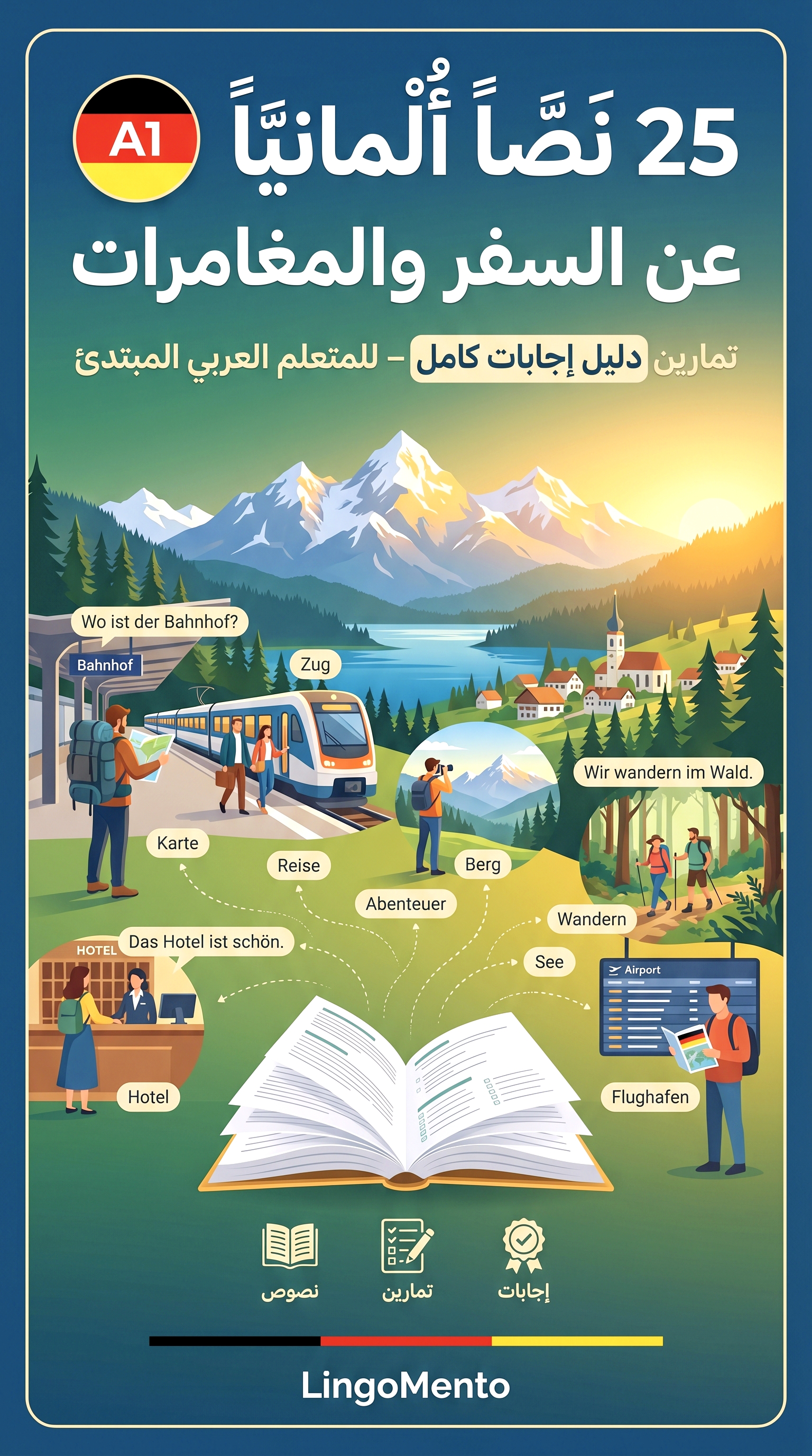 خطوات في الطريق – ألمانية A1 للسفر