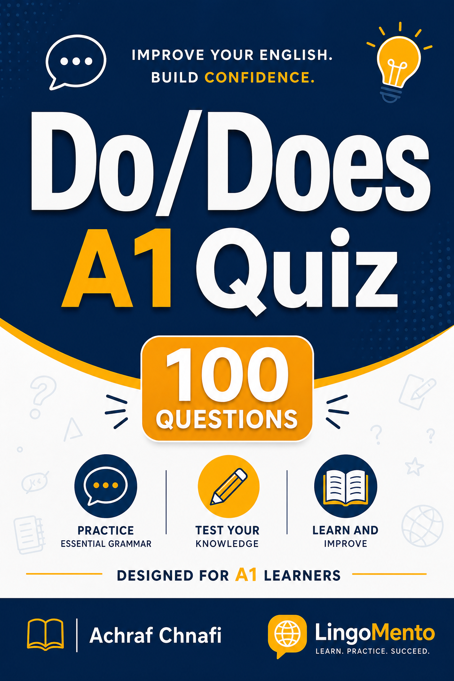 Do/Does A1 Quiz — 100 Questions