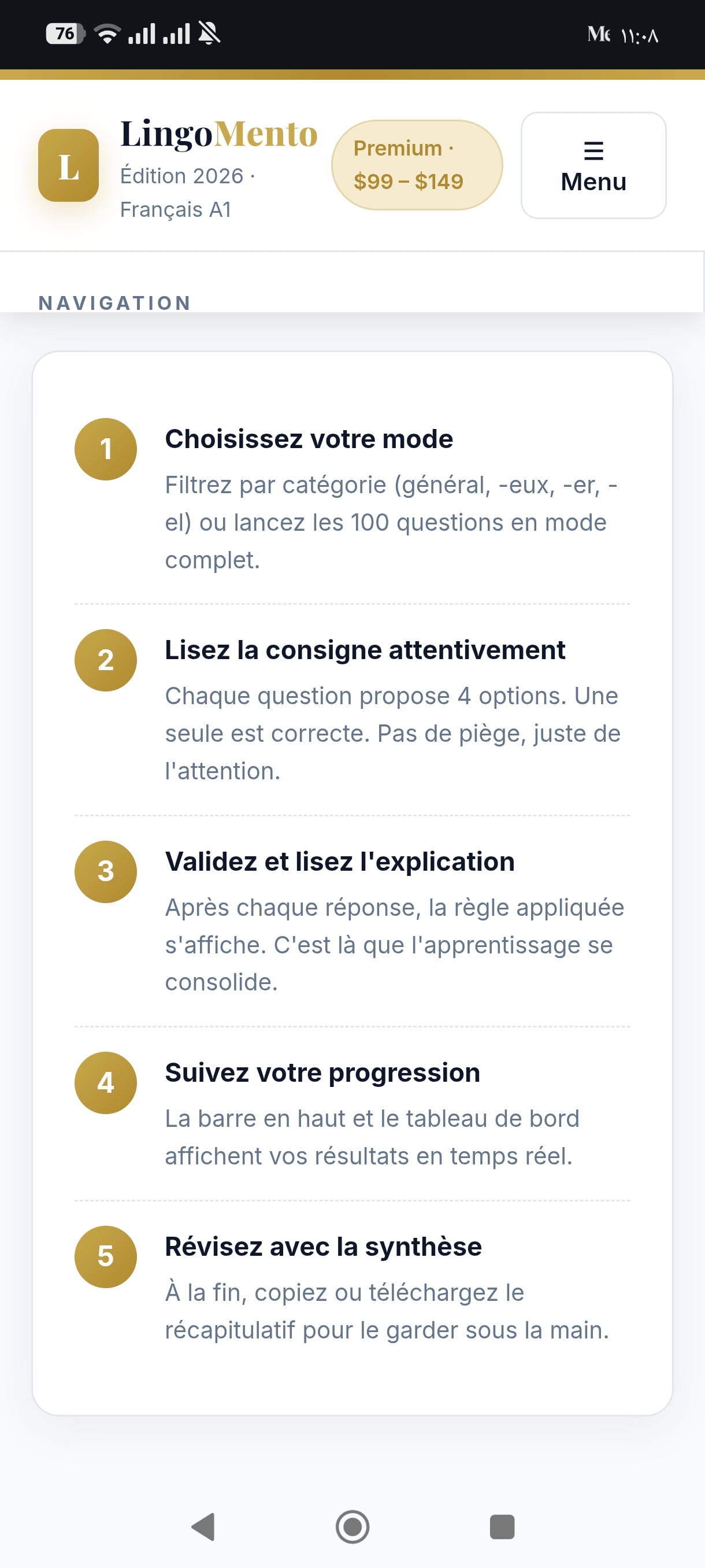 French Feminine Adjectives - 100 Quiz