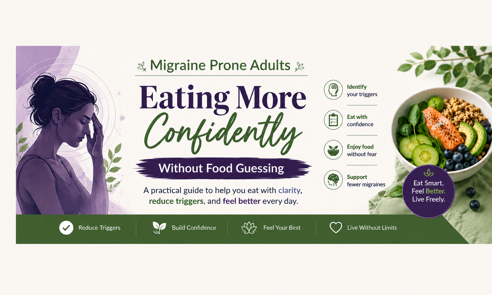 Migraine Relief while eating confidently