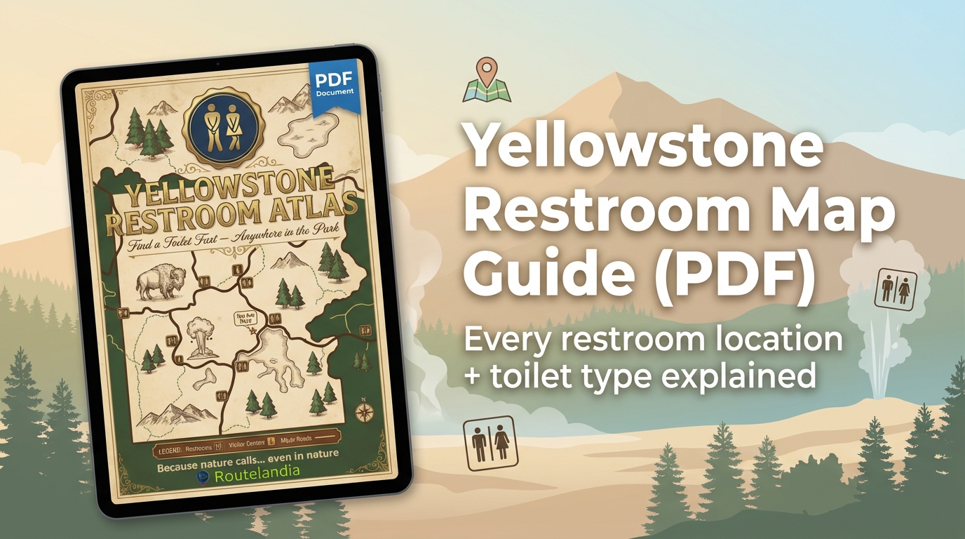 Yellowstone Restroom Map Guide