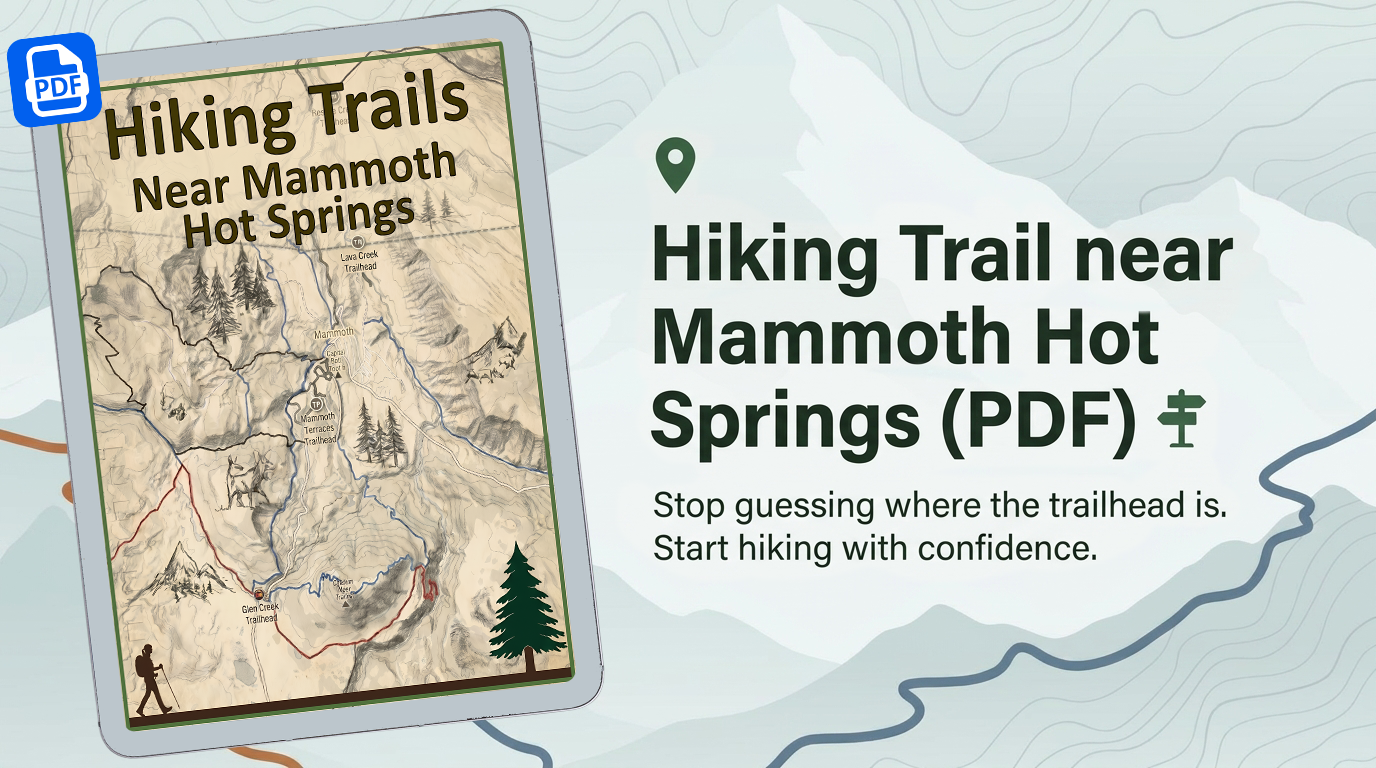 Hiking Trails Near Mammoth Hot Springs