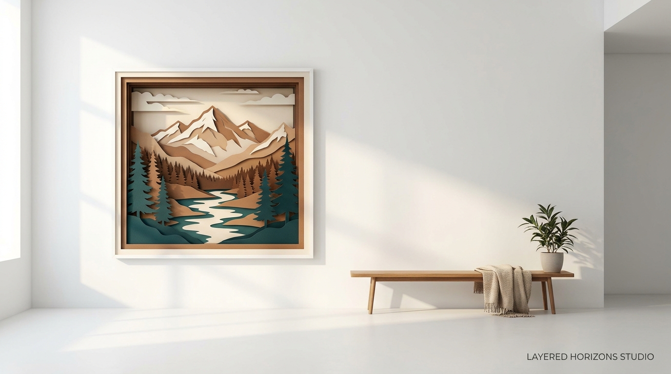 Custom Layered 3D Art