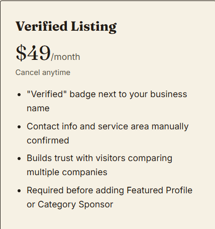 Verified Listing - Clearing House Charlotte