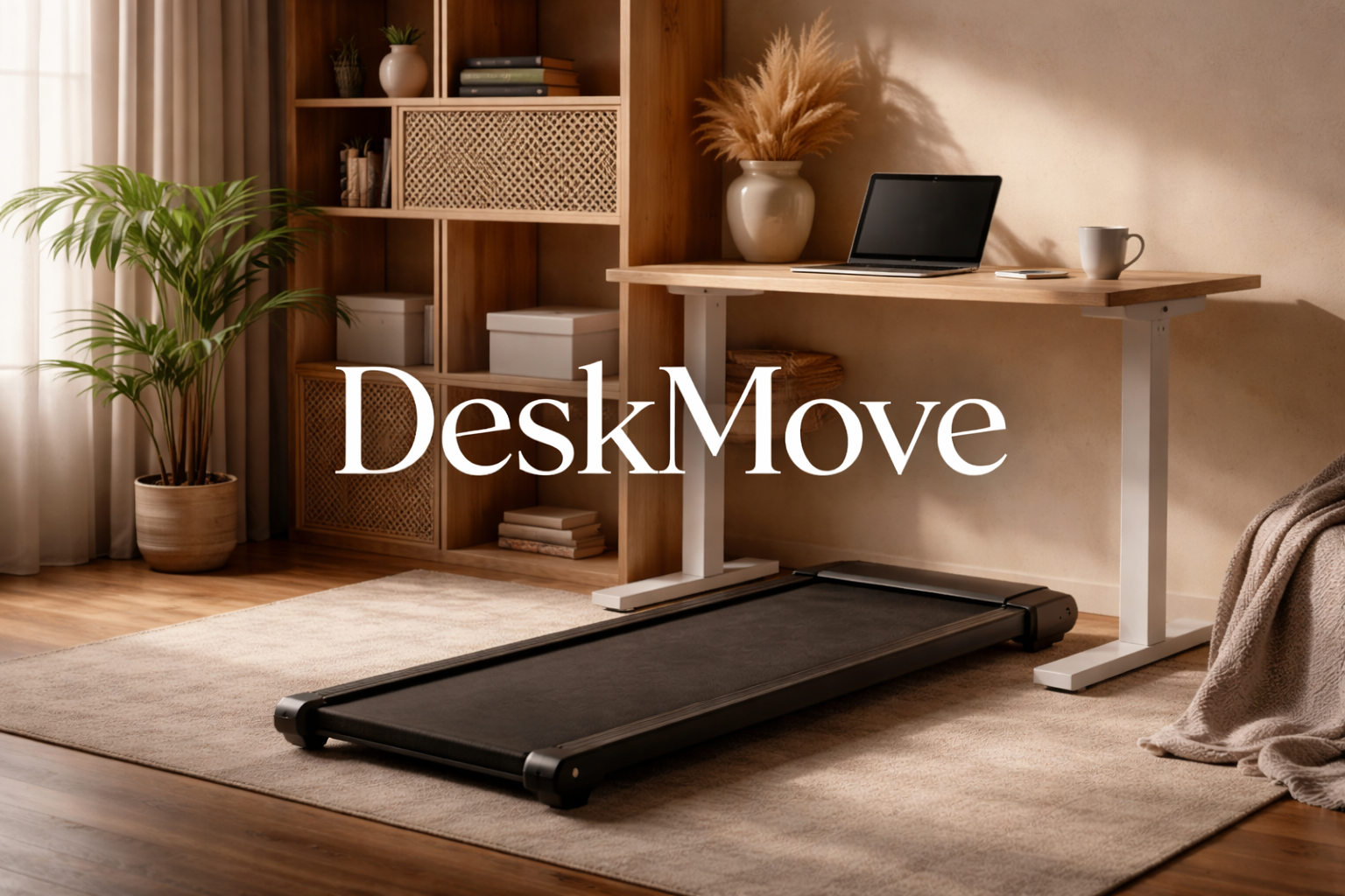 DeskMove Flow porcelain white