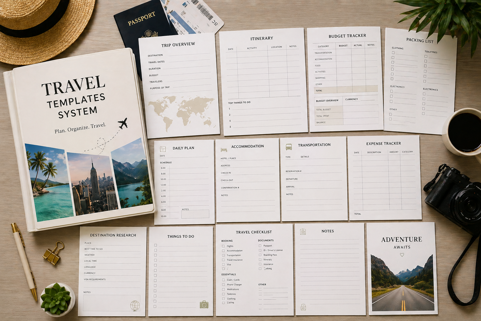 Travel Templates 