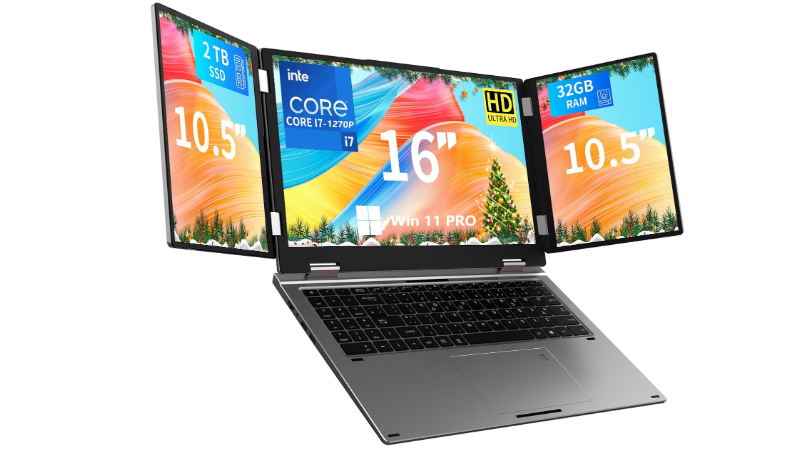 Triple Screen Laptop