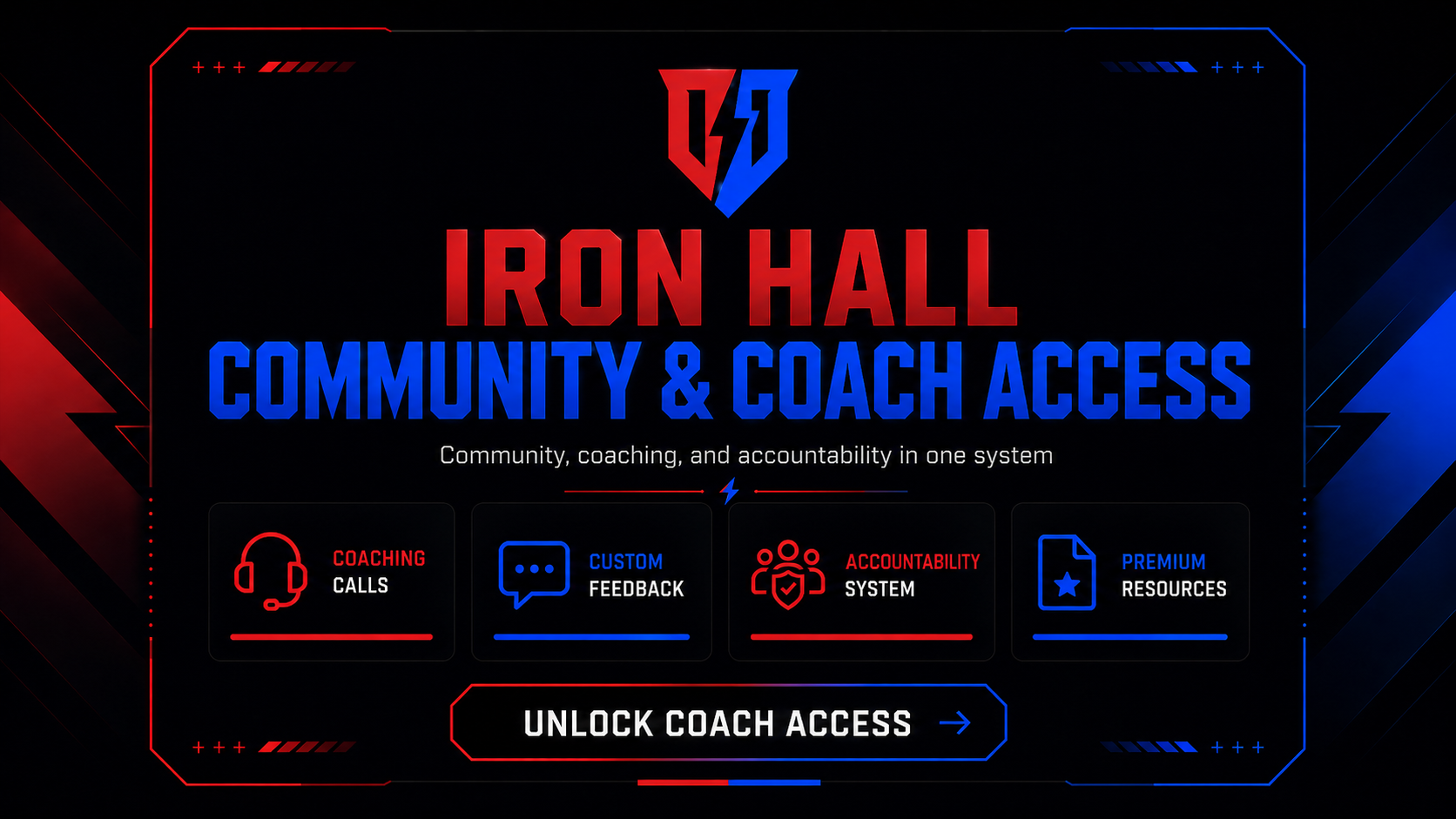 Iron Hall Courses, Coaching & Community Access