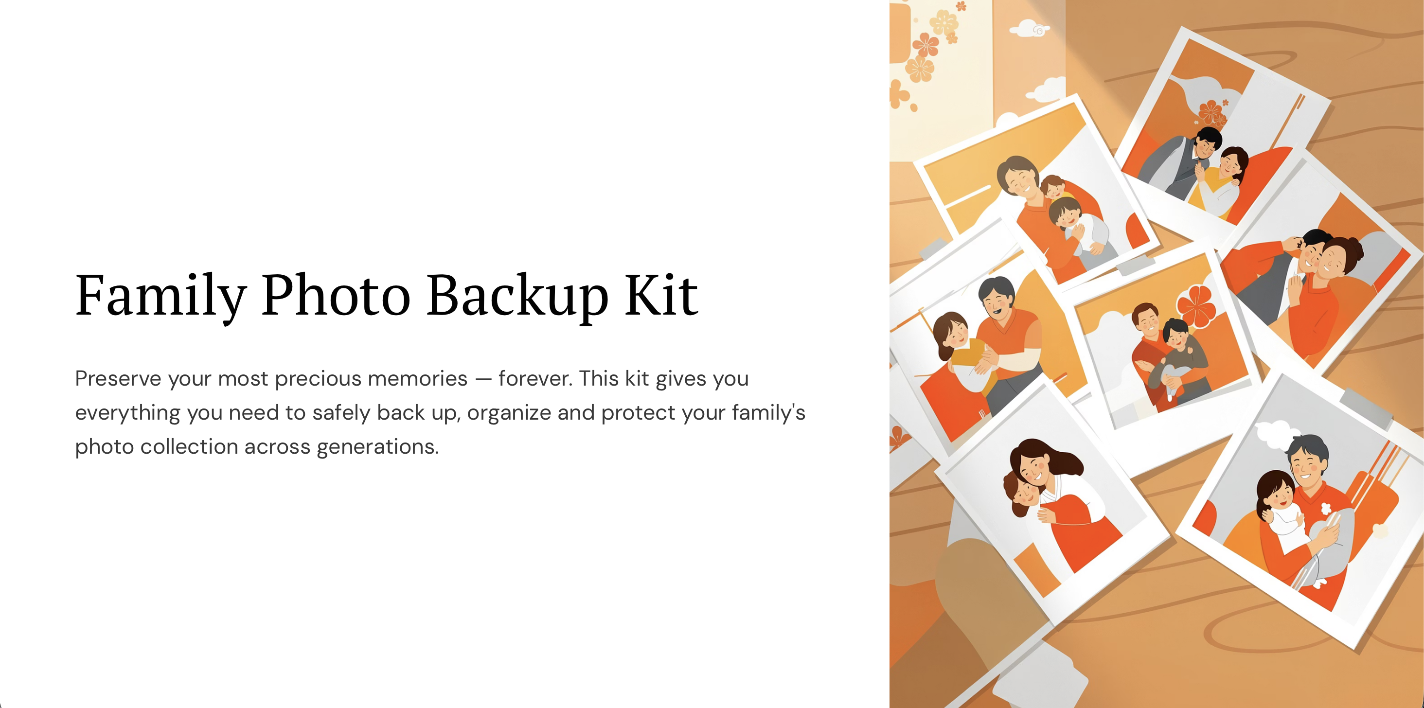 Family Photo Backup Kit