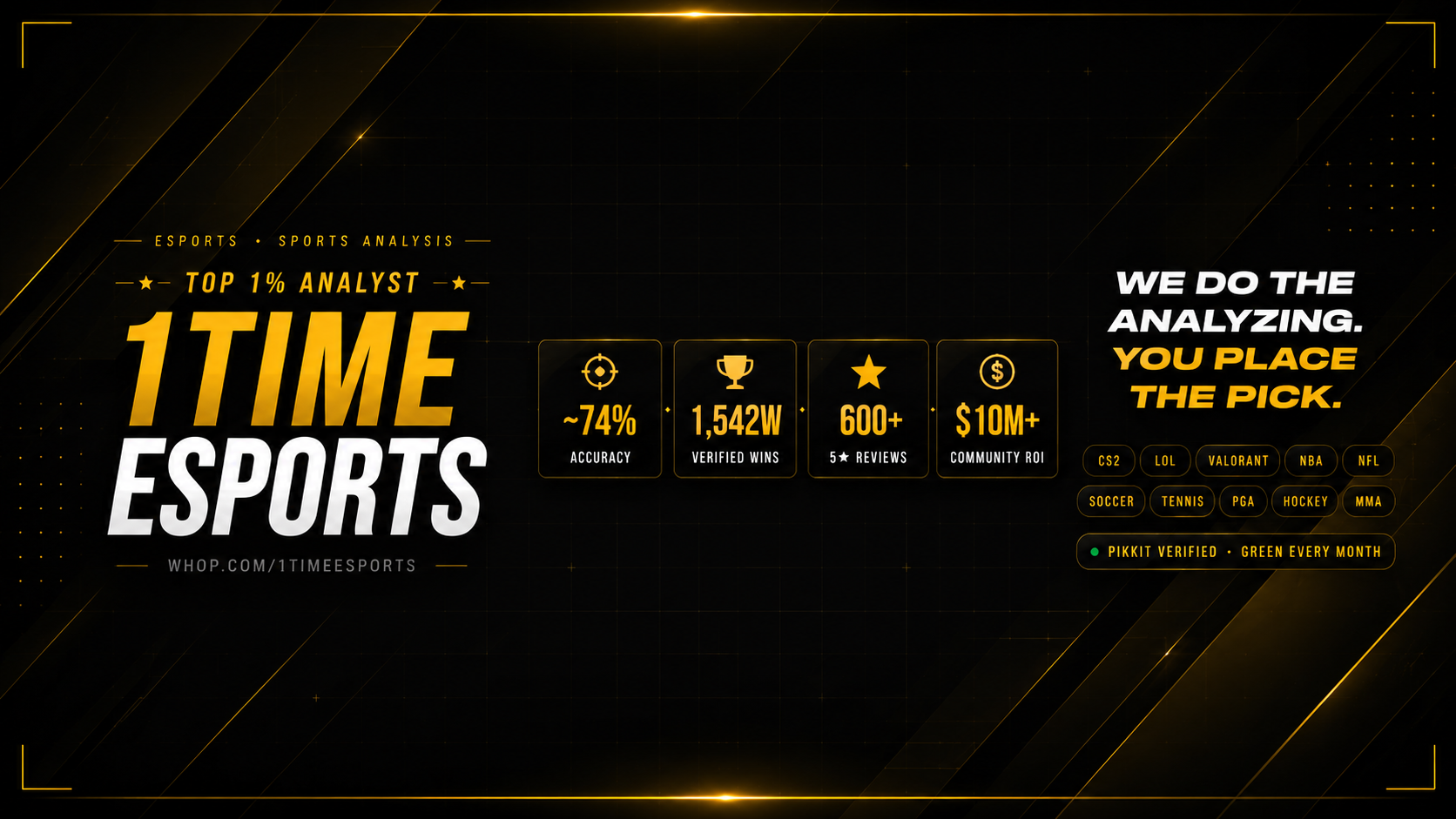 1Time Esports banner