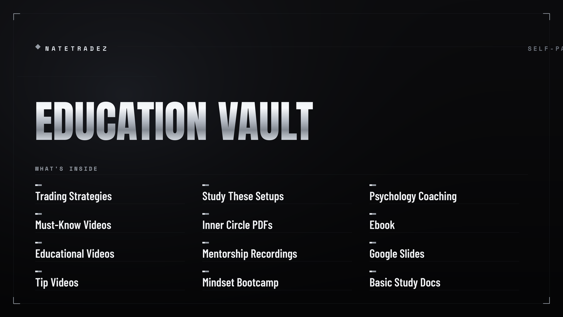 Education Vault