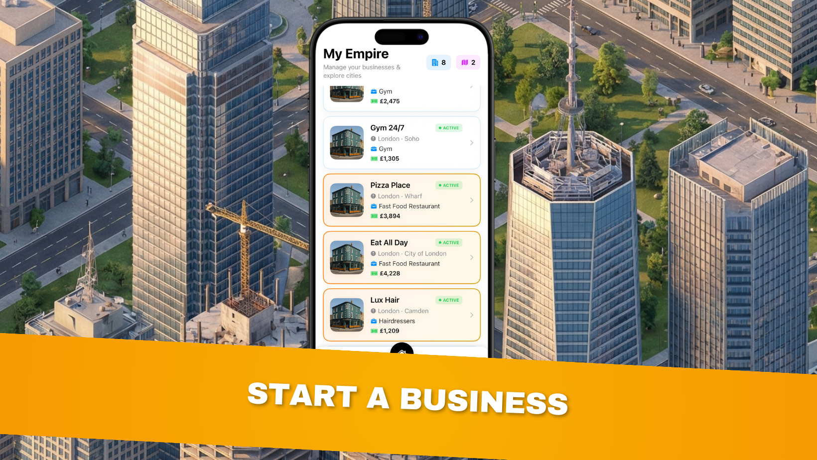 Business Inc Tycoon Game