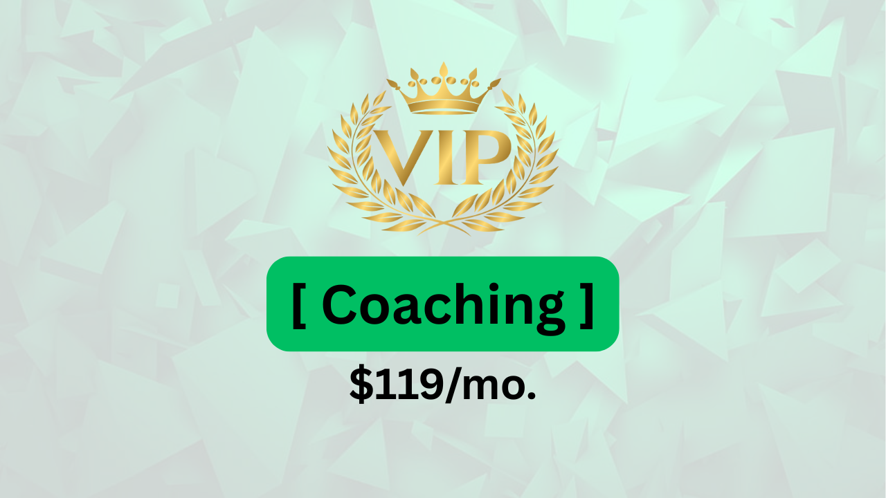Coaching - Monthly $119