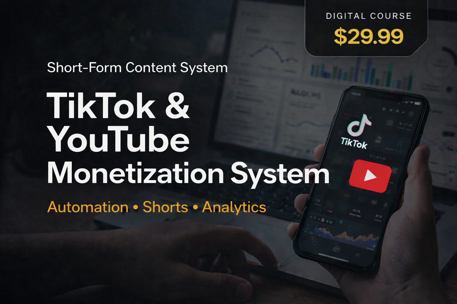 TikTok & YouTube Monetization System