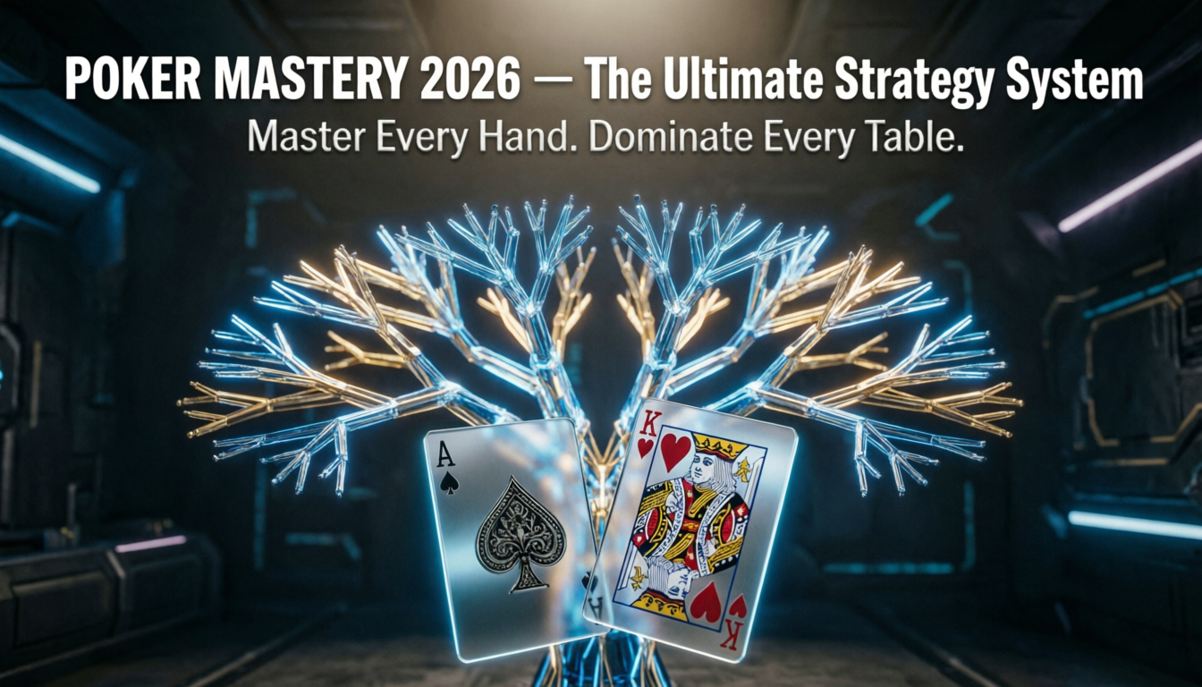 ♠️ POKER MASTERY 2026 GTO Foundations • Exploitative Edge • Deep Stack Dominance