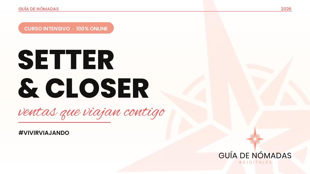 Curso intensivo de Setter y Closer High Ticket