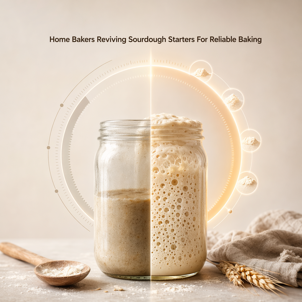 Home Bakers Reviving Sourdough Starters For Reliable Baking