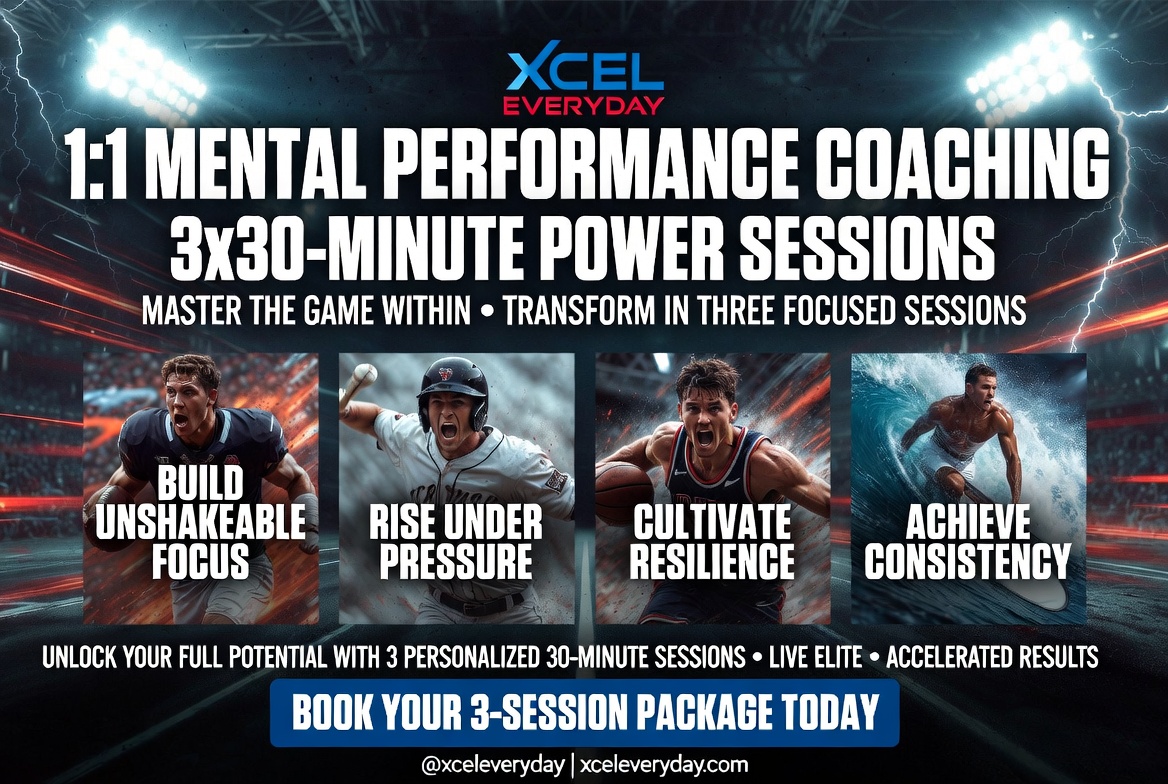 3 x 30-Minute One-on-One Mental Performance Coaching Sessions