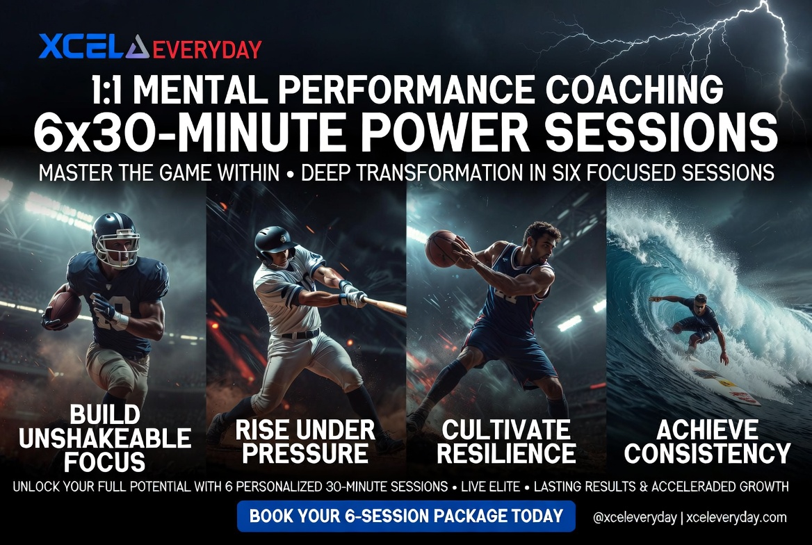 6 x 30-minute One-on-One Mental Performance Coaching Sessions