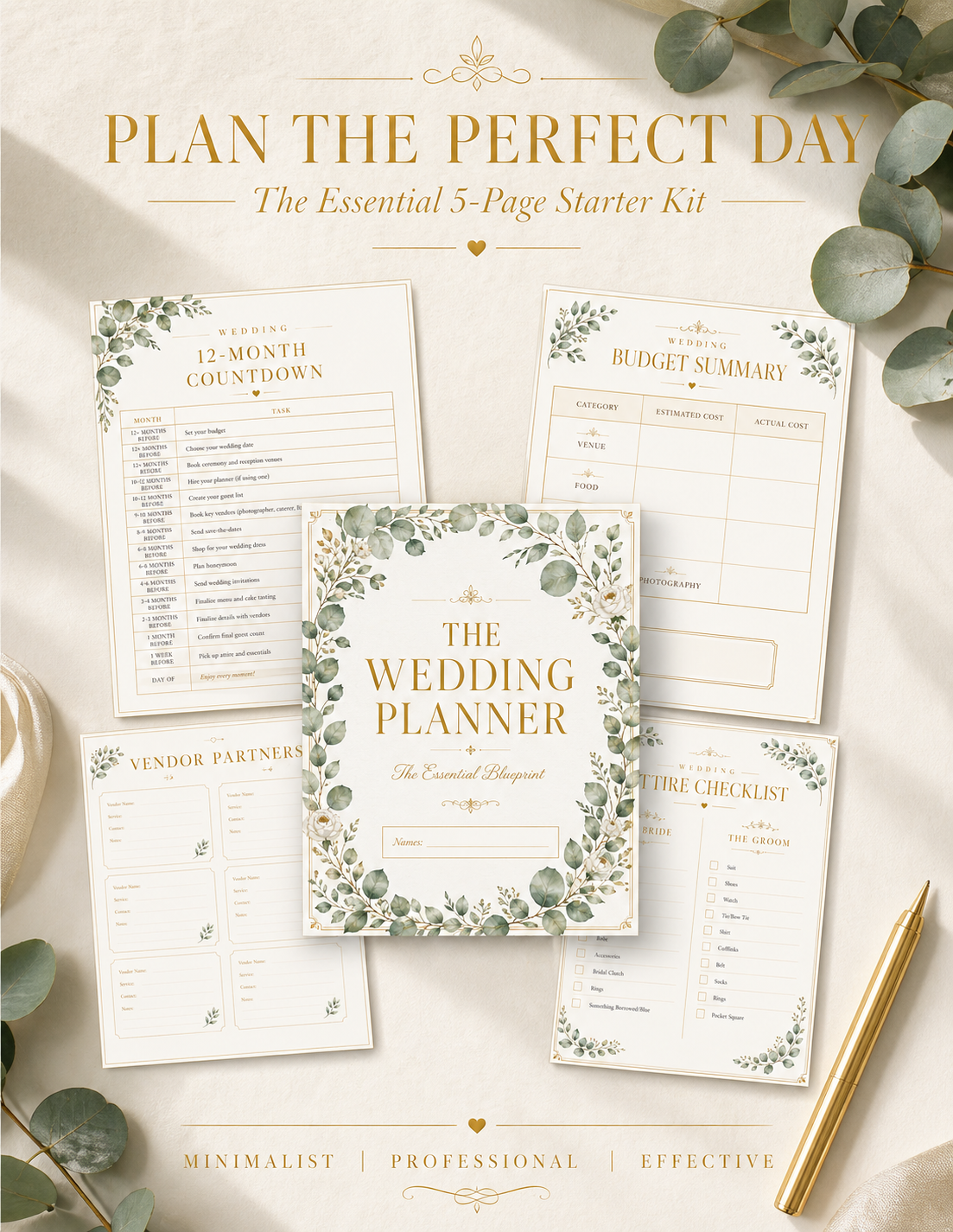 The Essential Bridal Blueprint (5 Pages)