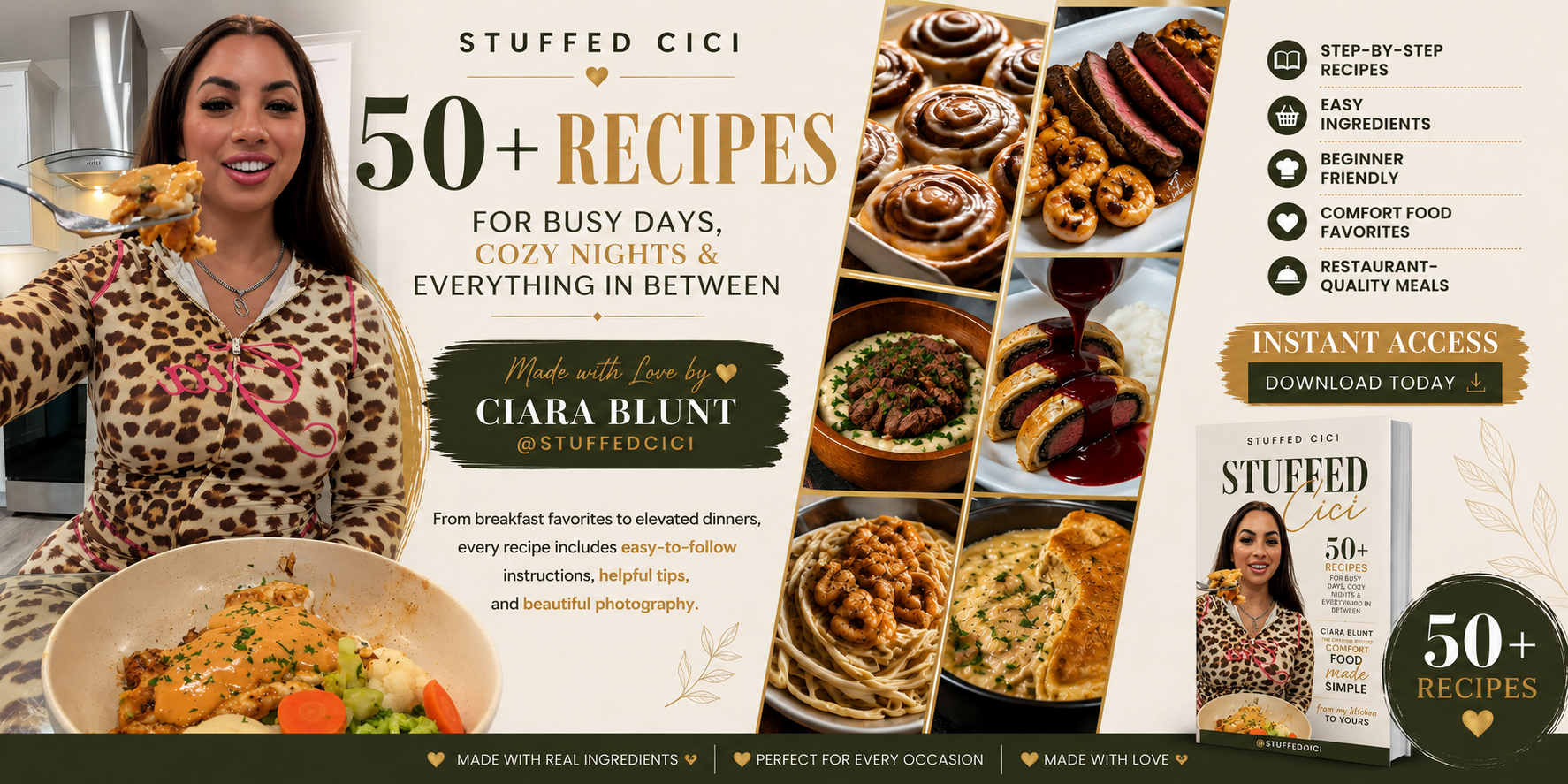 STUFFED: 50+ Comfort Food Recipes by Ciara Blunt