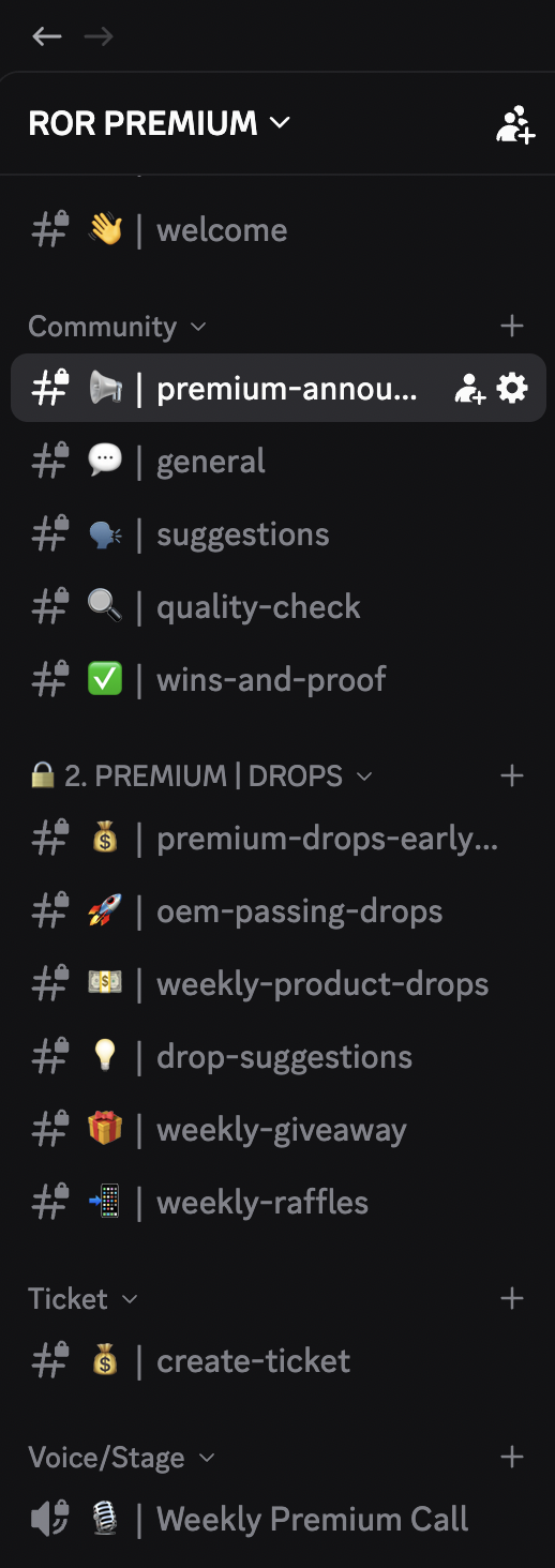 PREMIUM ACCESS 