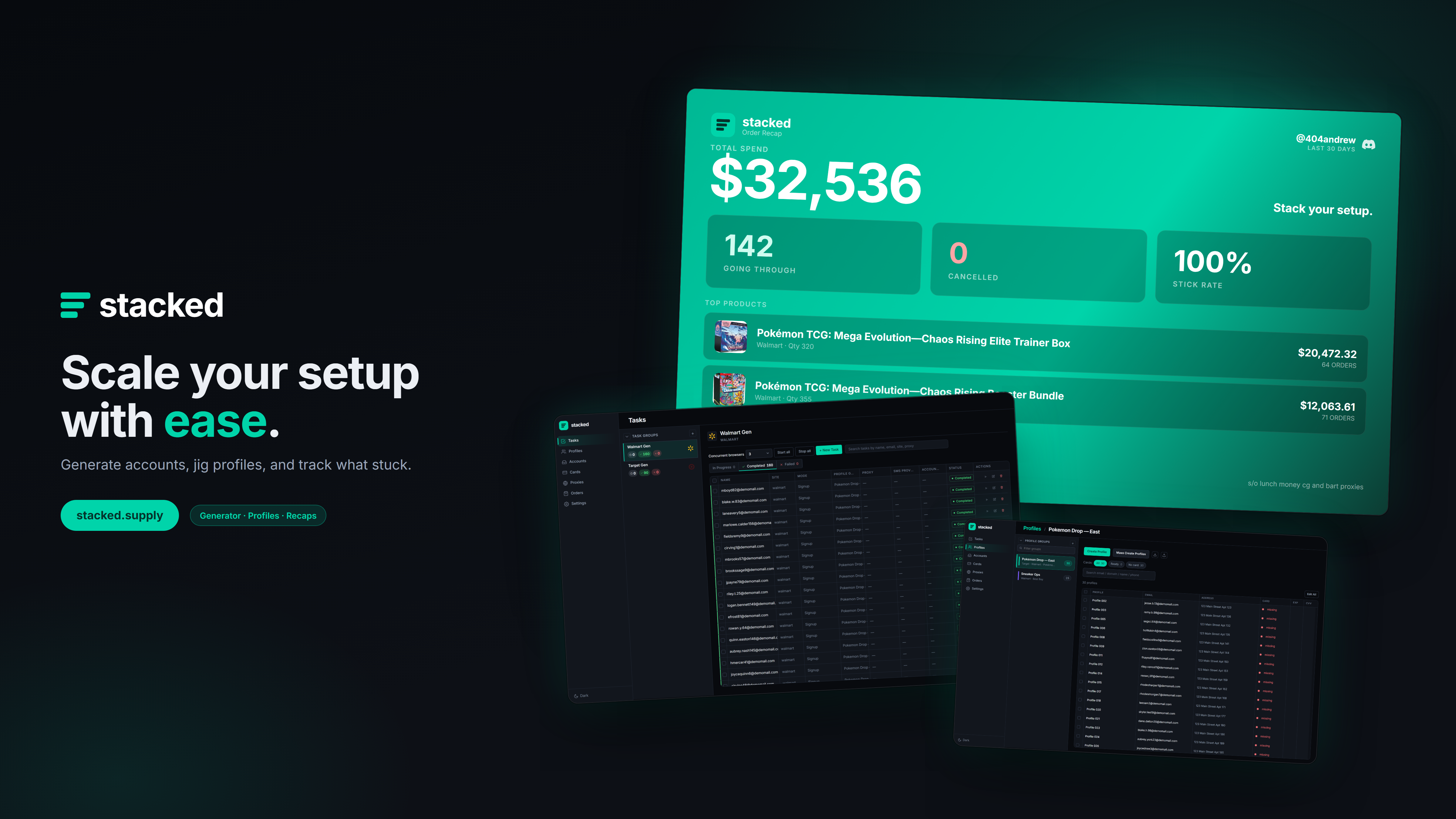 Stacked - Monthly Subscription