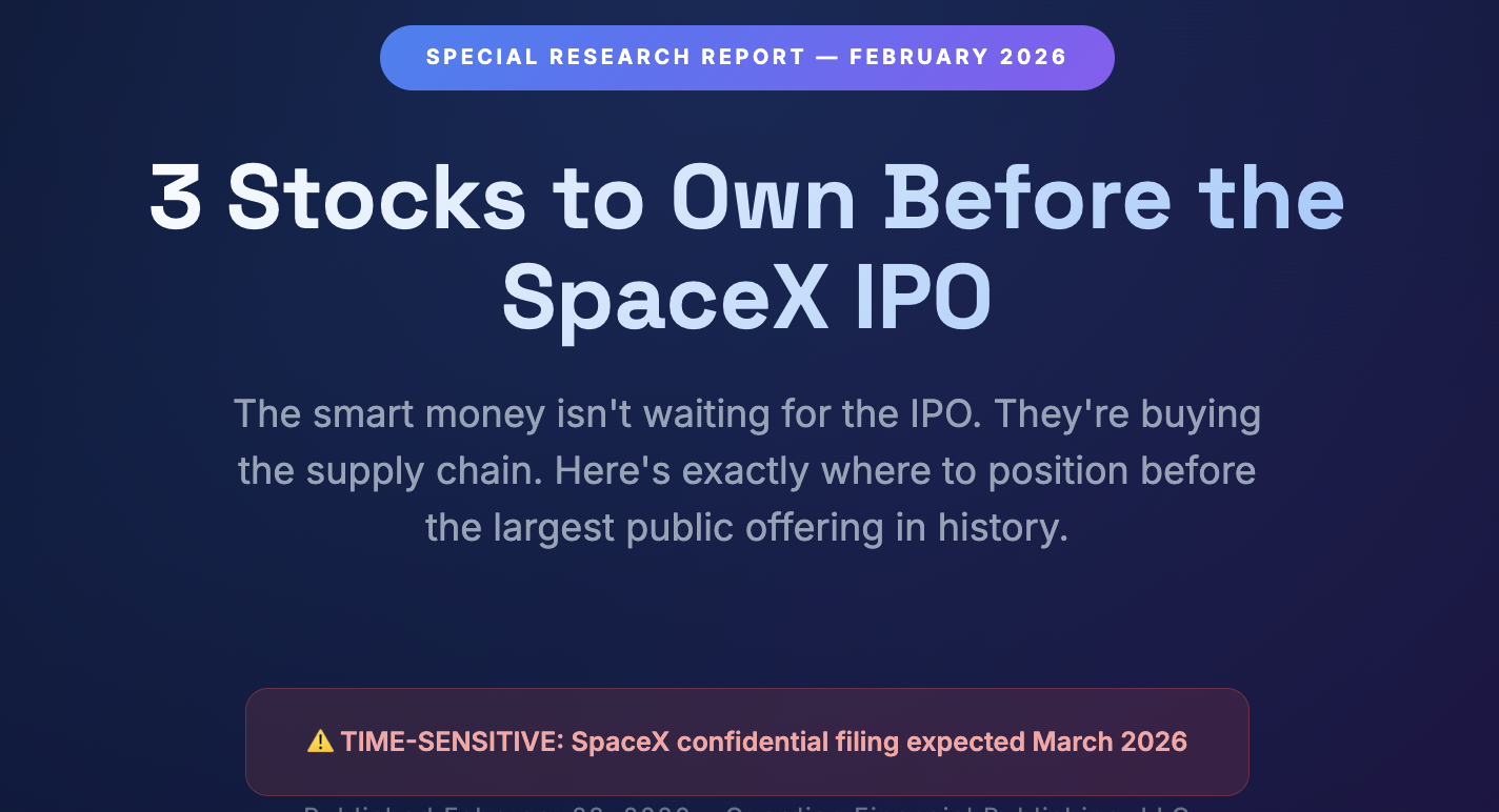 SpaceX IPO Report