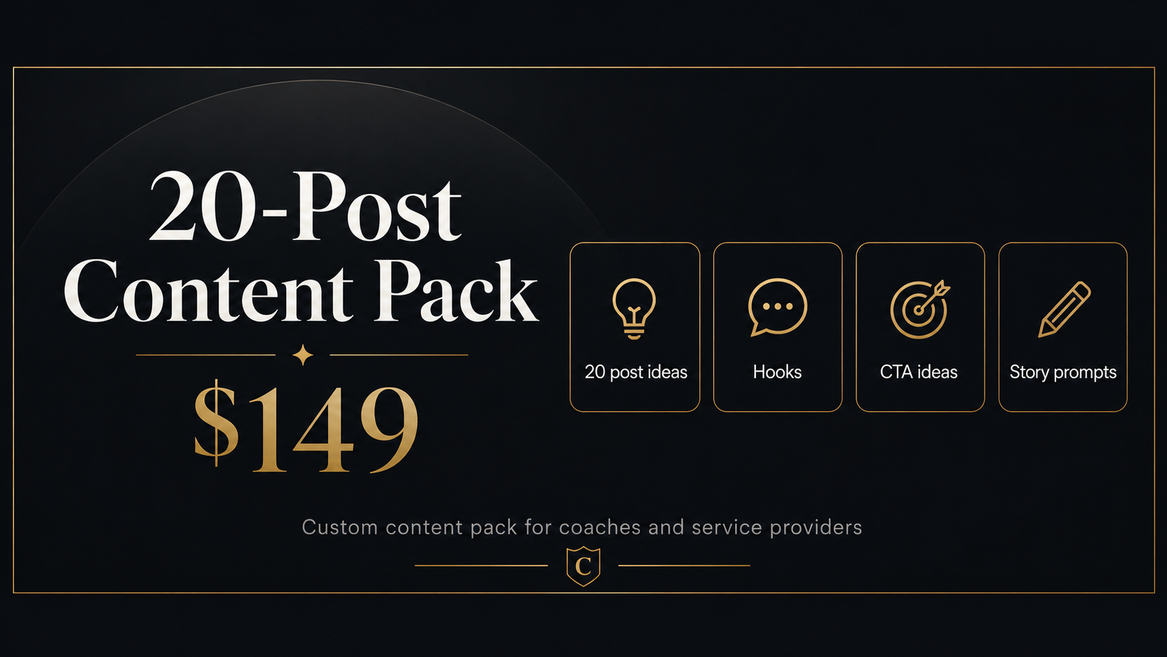20-Post Content Pack