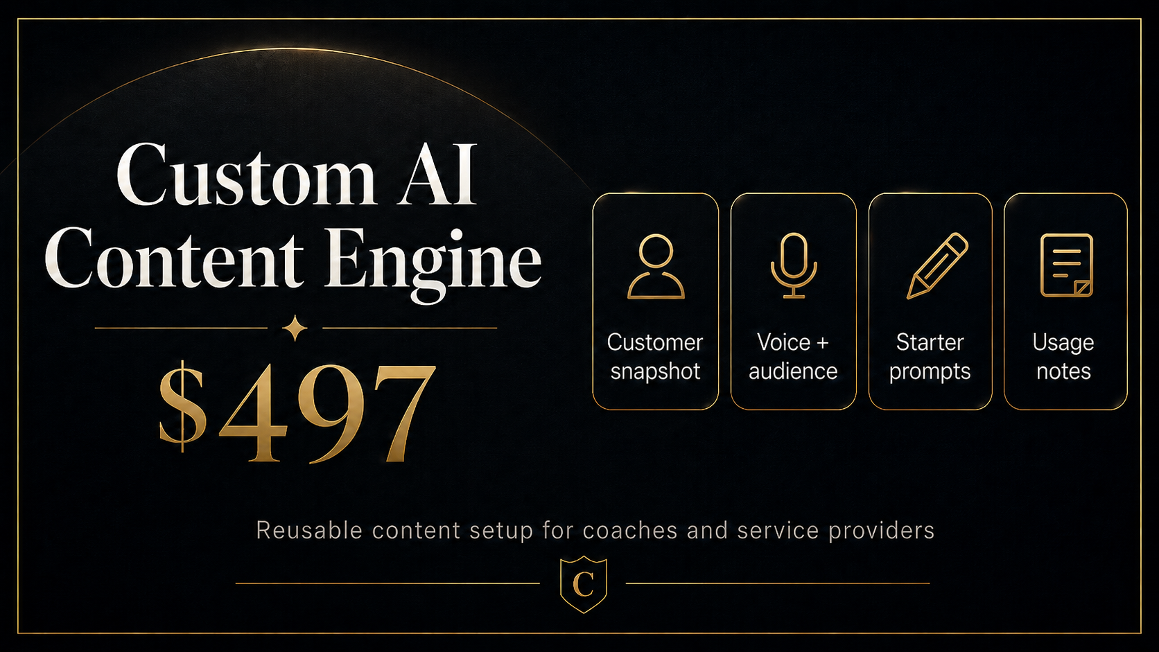 Custom AI Content Engine