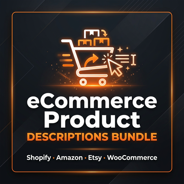 eCommerce Product Descriptions Bundle