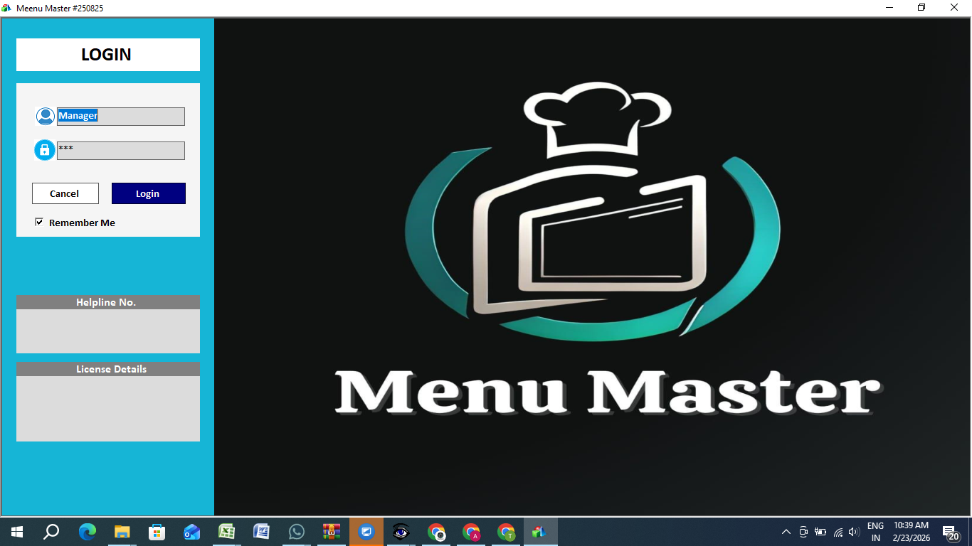 MenuMaster MINI