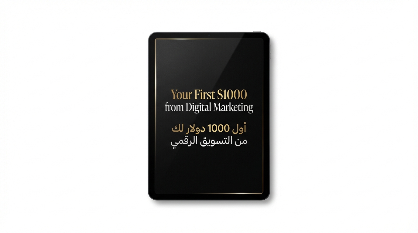 أول 1000$ دولار من التسويق الرقمي 📔
