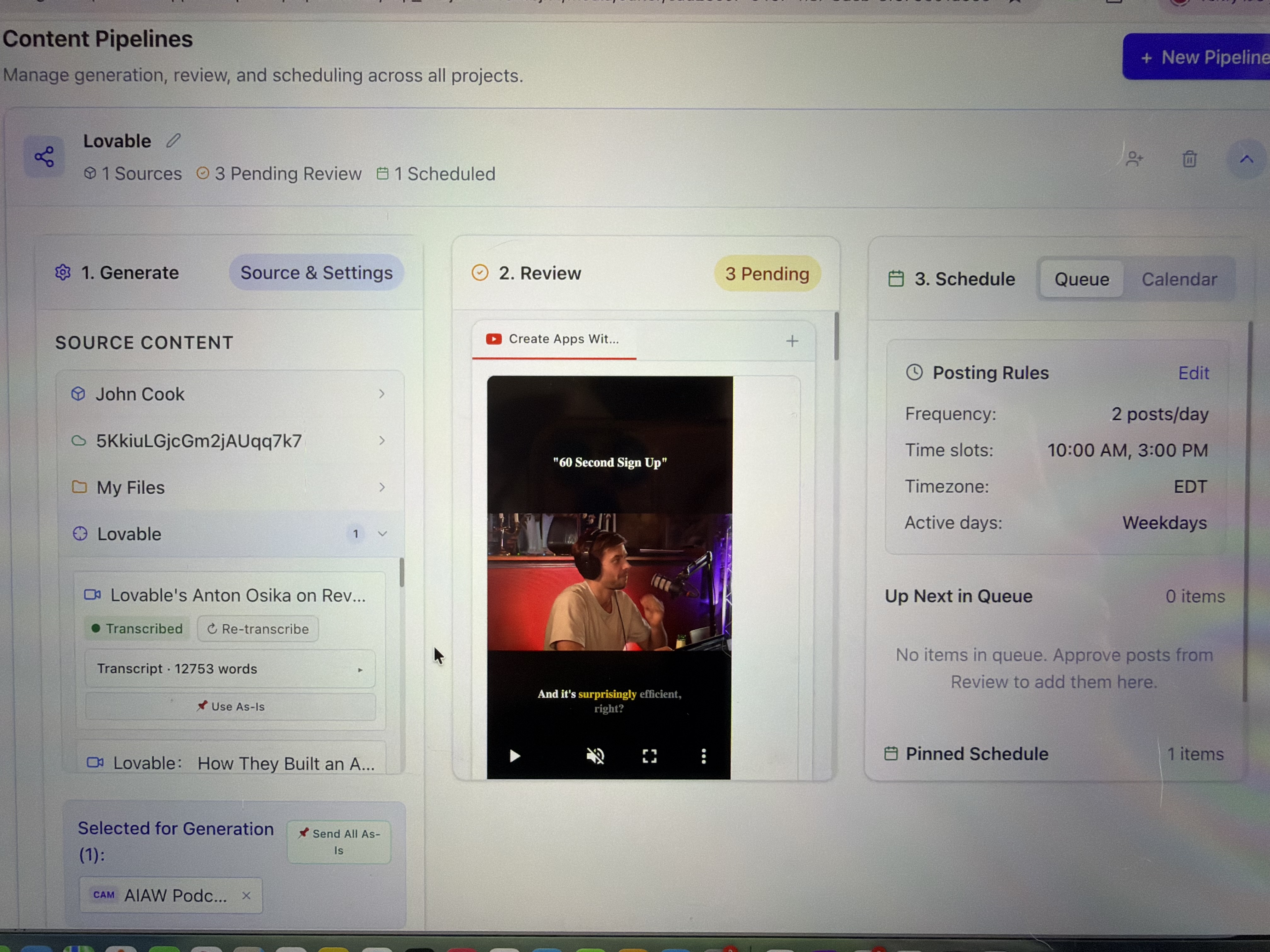 Content Rewards AI (1 - 5 User Team)