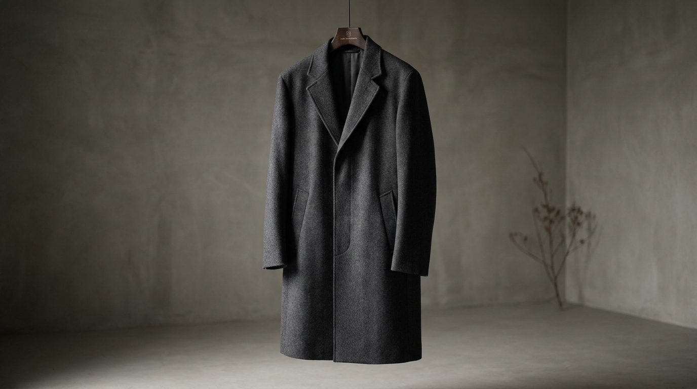 Structured Wool Overcoat