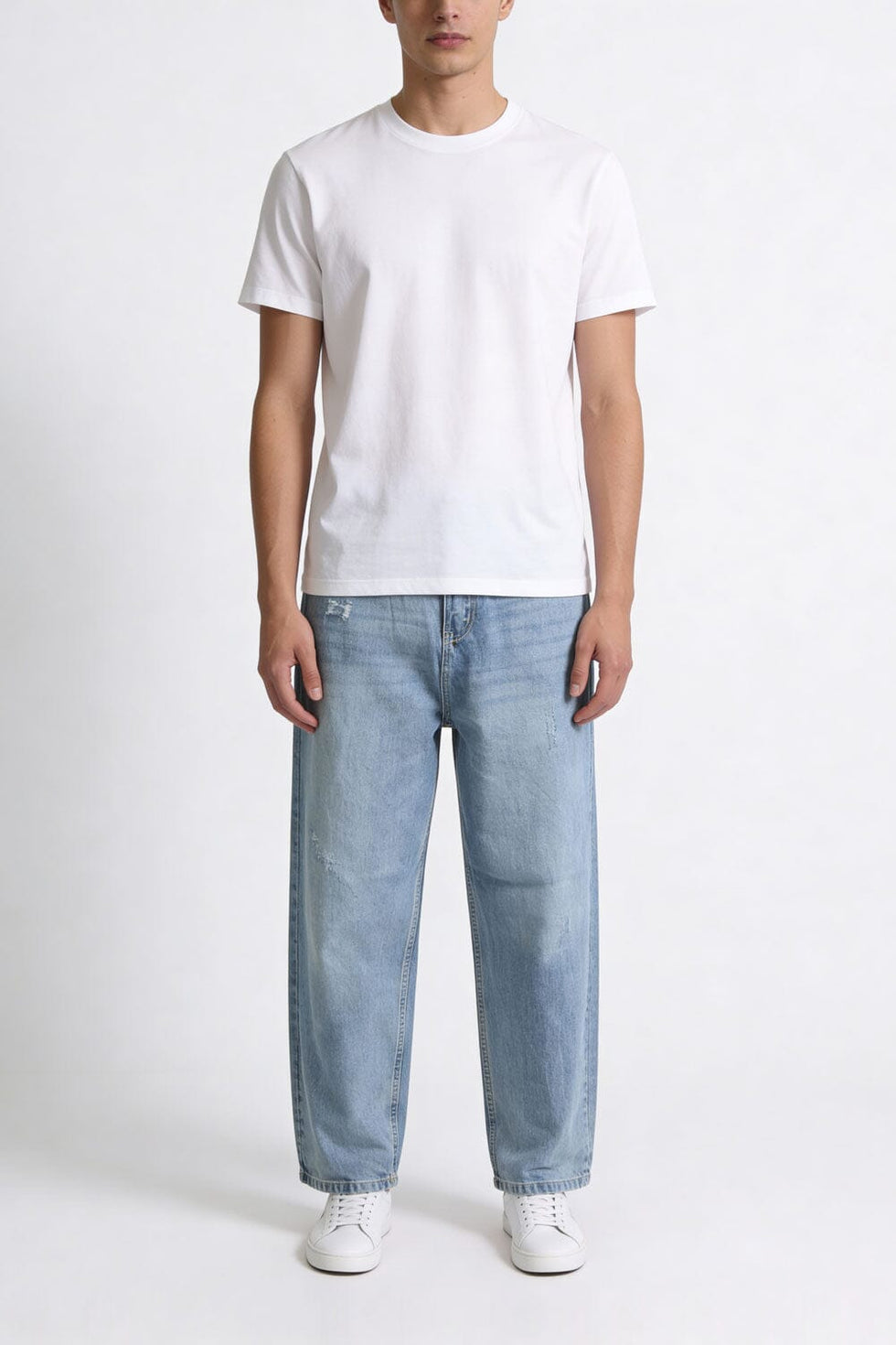 VT Men's Loose Fit Distressed 
