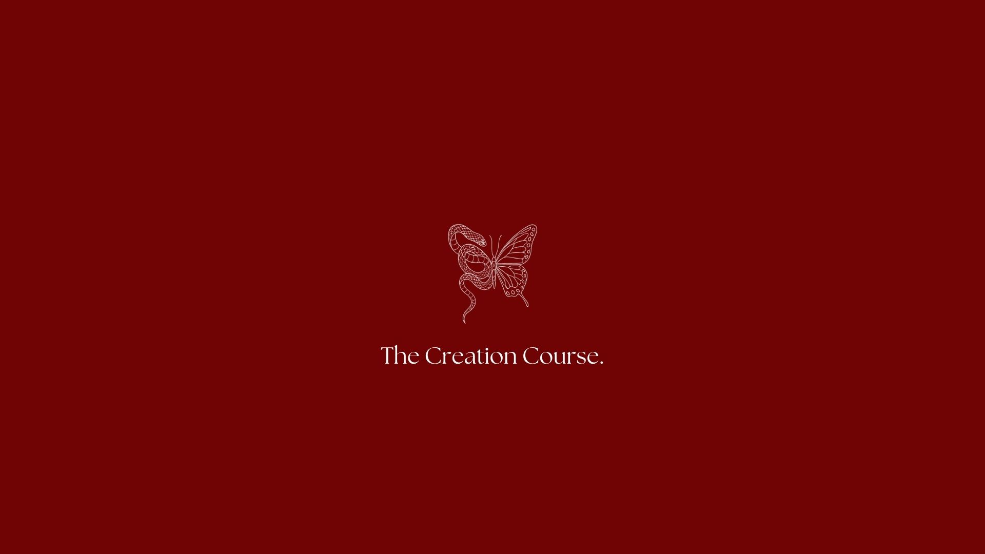 The Creation Self Guided