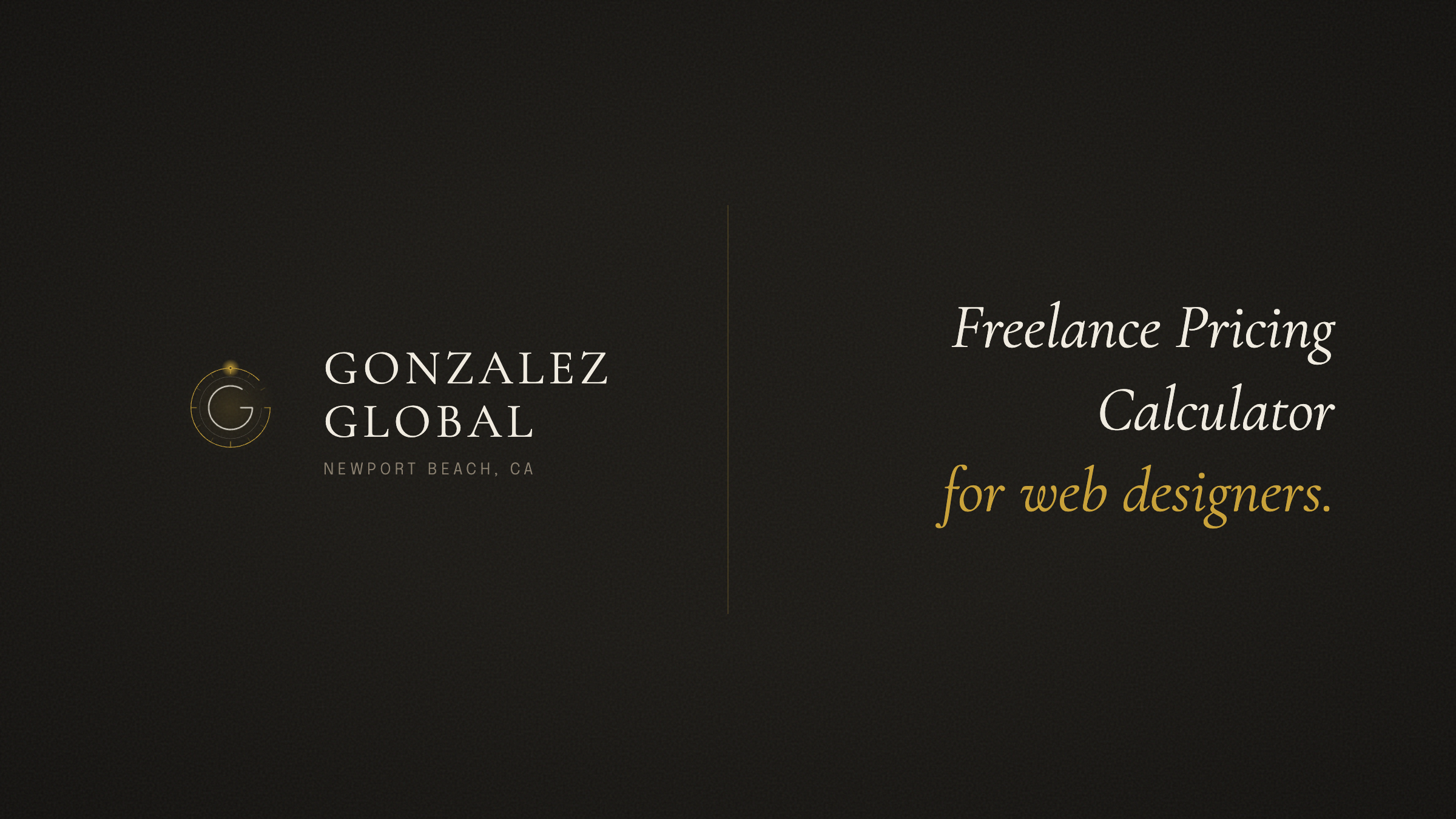 Freelance Pricing Calculator