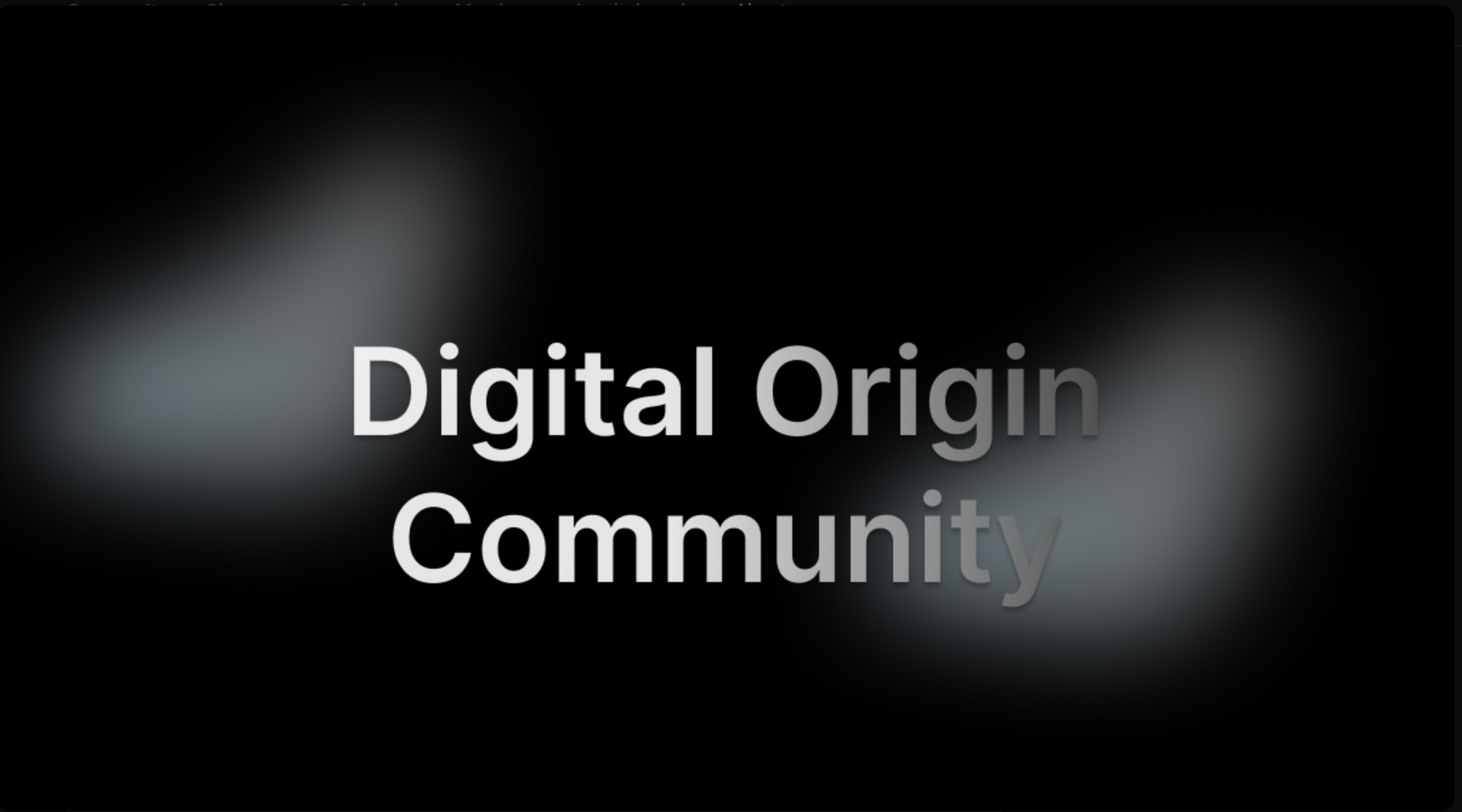 La DOC — Digital Origin Community