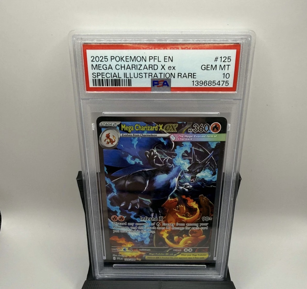 PSA 10 mega Charizard X ex 2025
