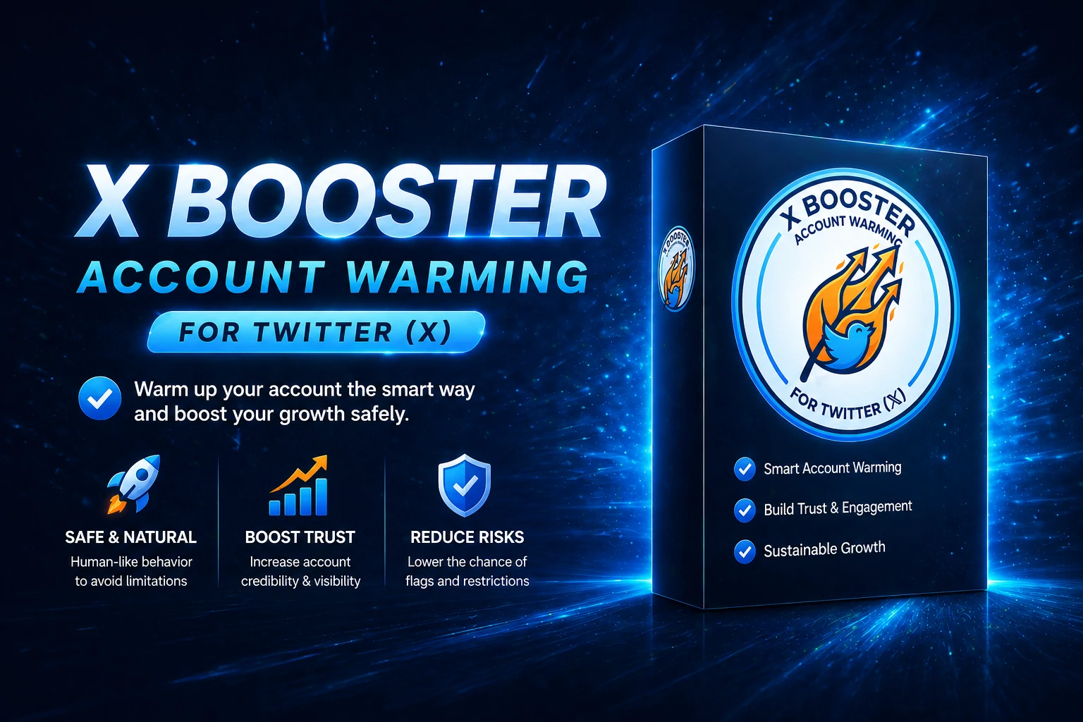 X Booster - Stealth Twitter Account Warmer