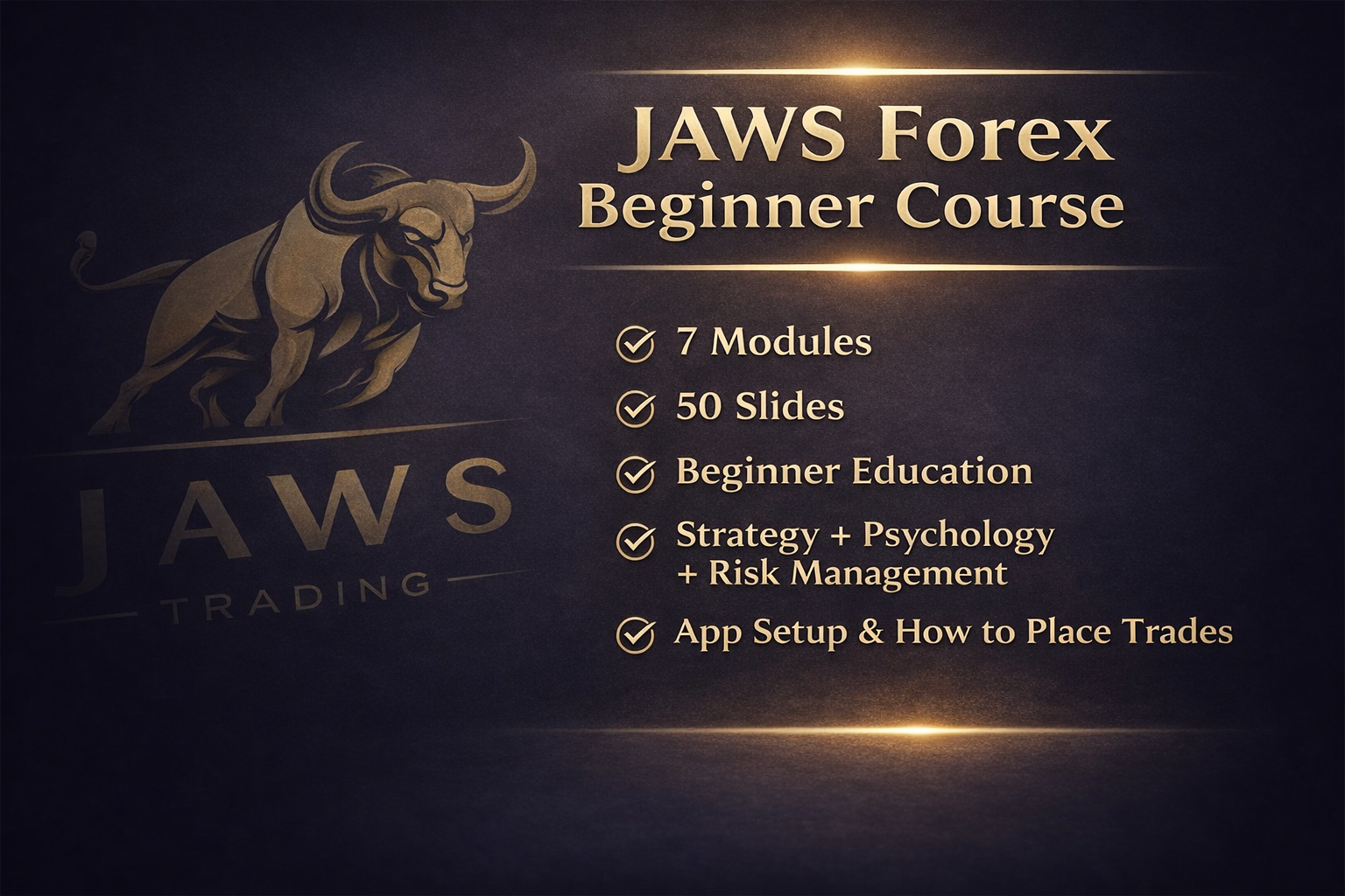 JAWS Trading Beginner Guide