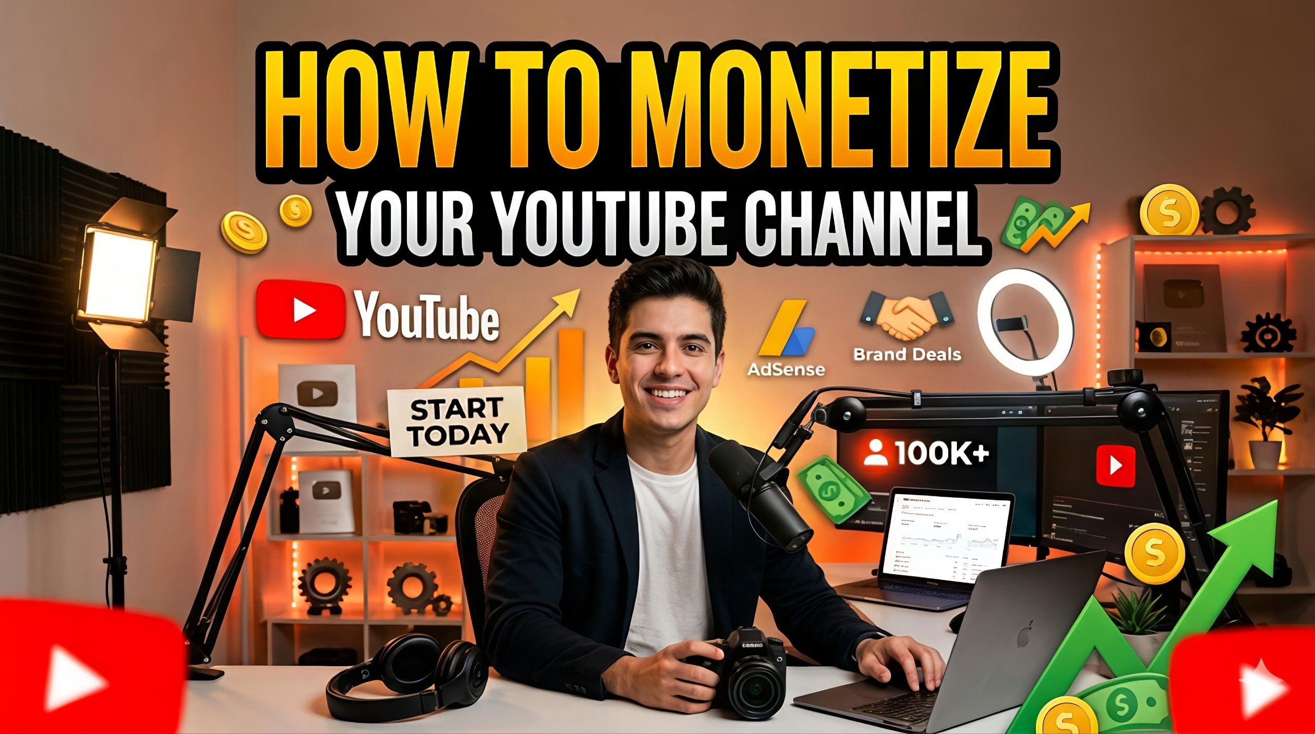 “How to Make Money on YouTube From Scratch”