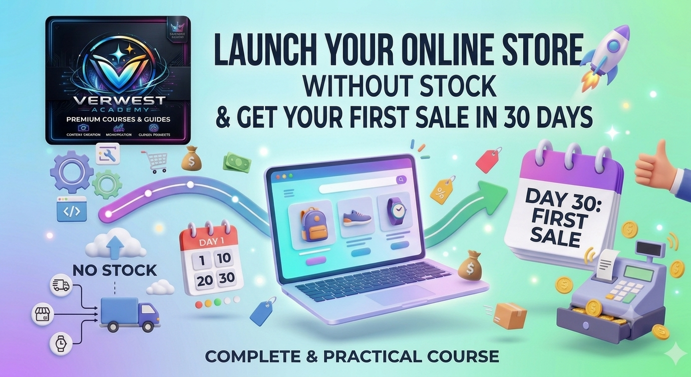 Launch Your Online Store Without Stock & Get Your First Sale in 30 Days