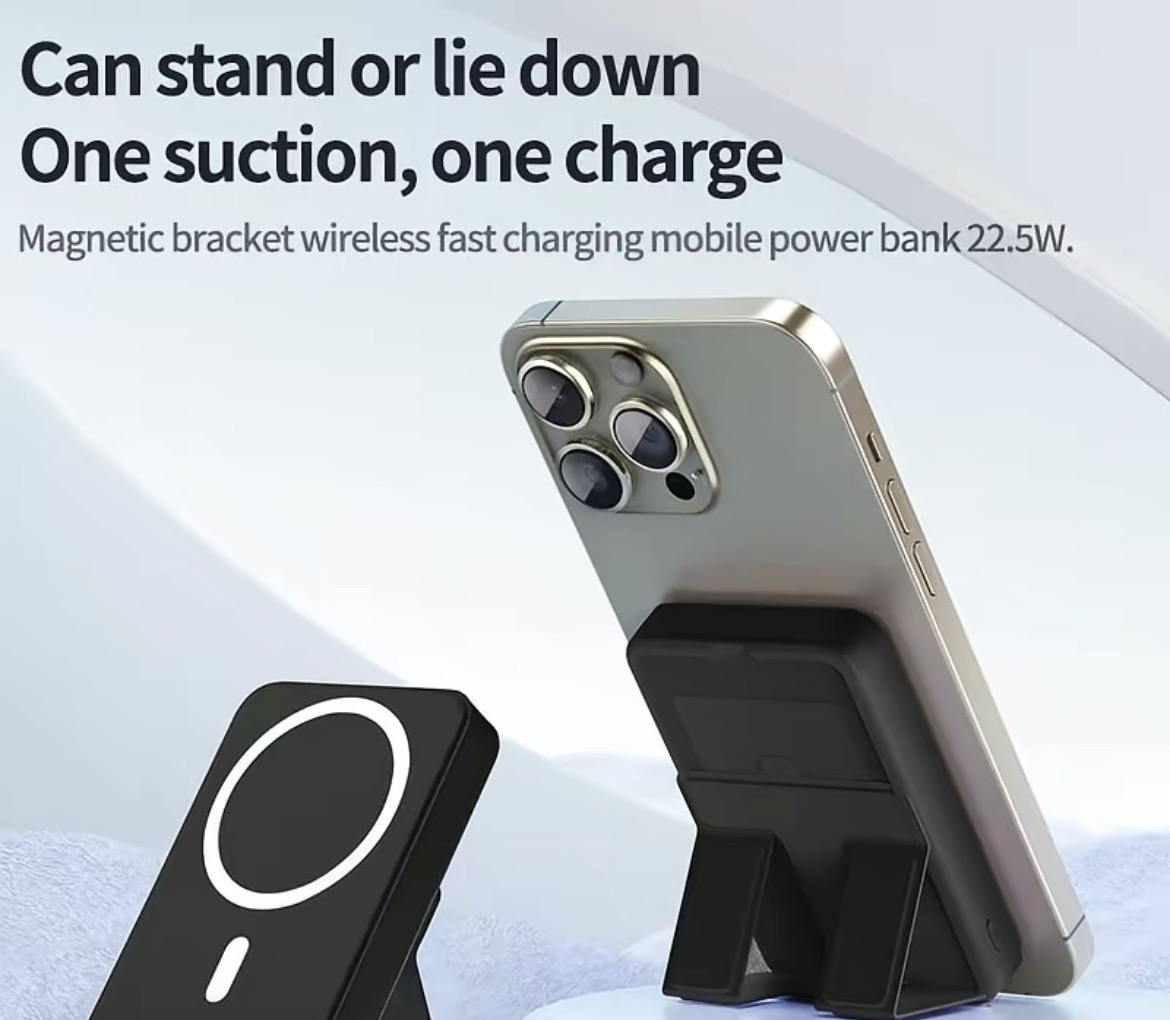10000mAh Magnetic Power Bank – Portable 
